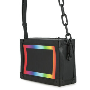 Louis Vuitton Trunk Winter Bag Soft Shoulder Autumn Black Taiga